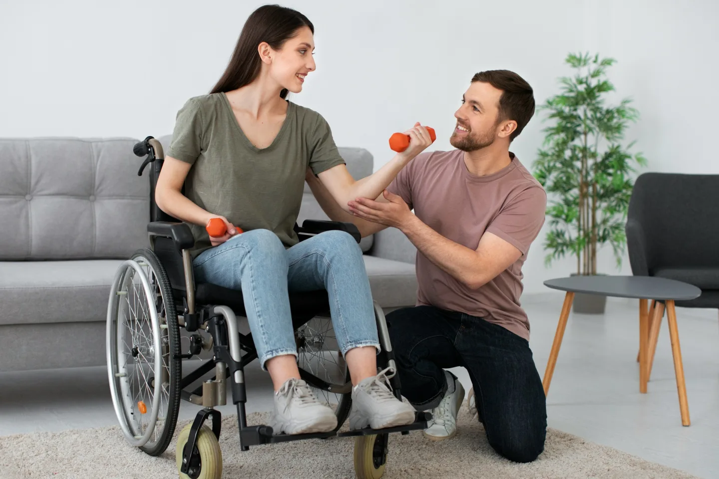 Physiotherapy exercises at home