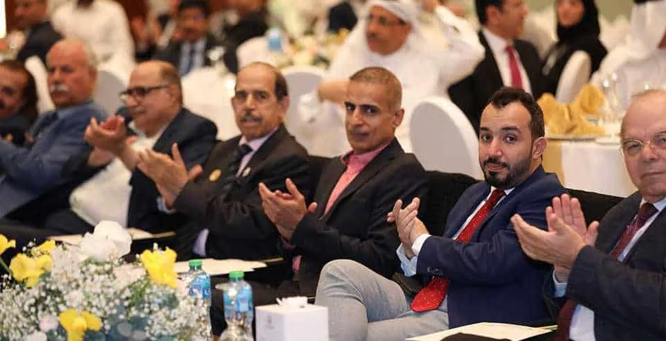 Hospital leadership at the 20th anniversary celebration